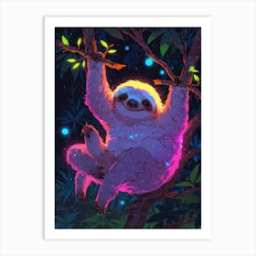 Sloth 24 Art Print