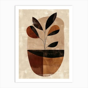 Plant In A Pot 11 Art Print