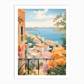 Haifa Israel 2 Illustration Art Print