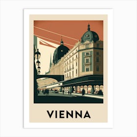 Vienna 2 Vintage Travel Poster Art Print