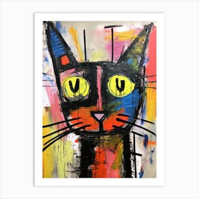 Cat Noir Enigma Art Print