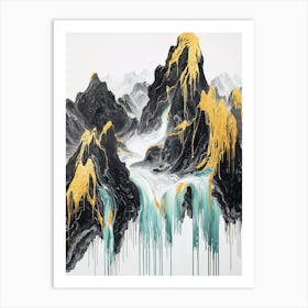 Lhotse Majesty Textured Serenity Art Print