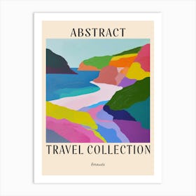 Abstract Travel Collection Poster Bermuda 1 Art Print