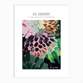 Le Jardin Abstract Oil Painting 7 Art Print