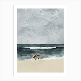 Riany Surf Art Print