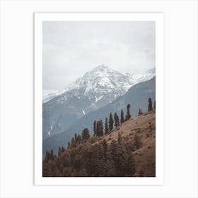 Rustic Mountain Scenery Art Print