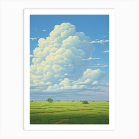 Cloudy Sky 3 Art Print