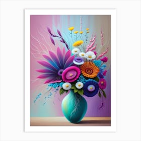 Winter Flowers Art Print