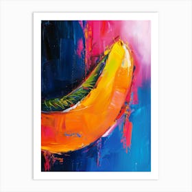 Abstract Of A Banana Art Print