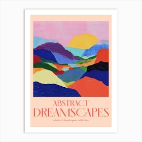 Abstract Dreamscapes Landscape Collection 14 Art Print