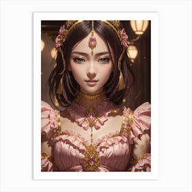 Asian Princess Art Print