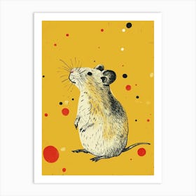 Yellow Rat 2 Art Print