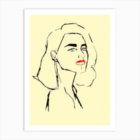 Portrait Of A Woman Art Print