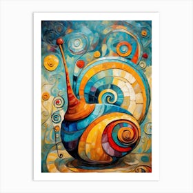 Snail Painting 1 Art Print