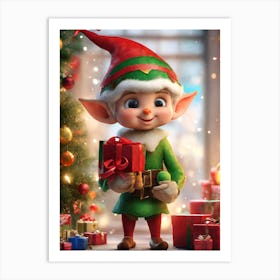 Elf On The Shelf 1 Art Print