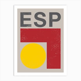 Spain Flag Art Print