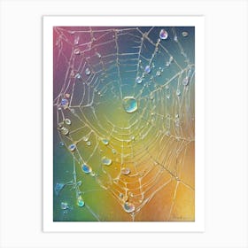 Spider Web 3 Art Print