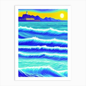 Sunrise Over The Sea Art Print