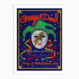 Grateful Dead Concert Poster 1993 Bpg 72 Art Print