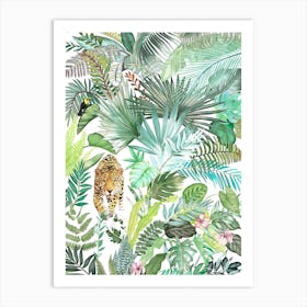 Jungle Leopard 03 Art Print