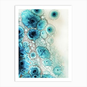 Aqua Aurora 3 Art Print