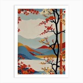 Japanese Landscape 1 Art Print