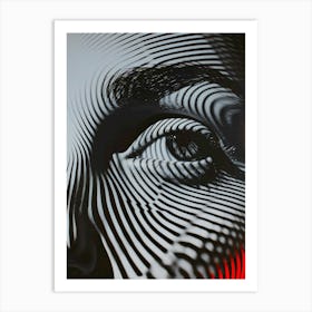 'The Eye' optical illusion Art Print
