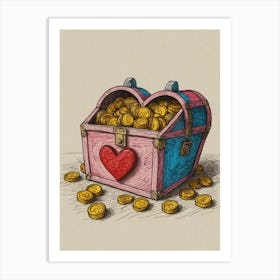 Treasure Chest Art Print