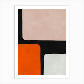 Expressive geometric shapes 4 Art Print