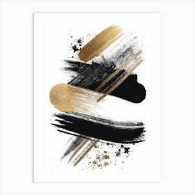 Abstract Brush Strokes 38 Art Print