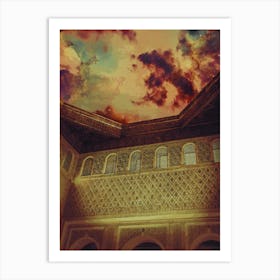 Palace Interior Afternoon Sky Art Print