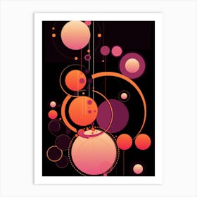 Abstract Circles 30 Art Print