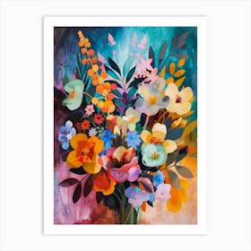 Flowers In A Vase 60 Art Print