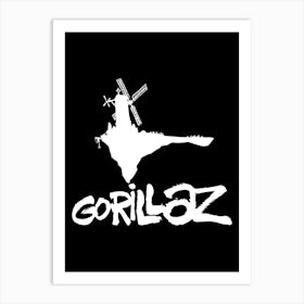 Gorillaz Logo Art Print