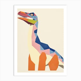 Nursery Dinosaur Art Carcharodontosaurus 2 Art Print