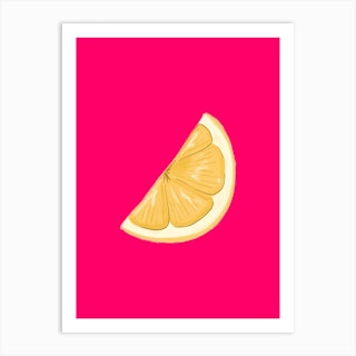 Lemon Slice Art Print