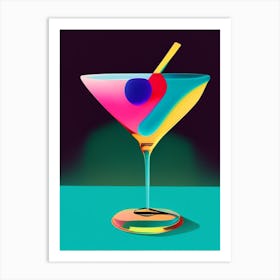 Jelly Bean Pop Matisse Cocktail Poster Art Print