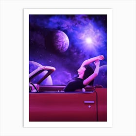 Space Trip Art Print