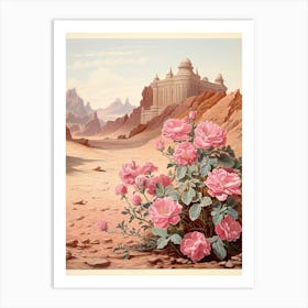 Camellia Flower Victorian Style 0 Art Print