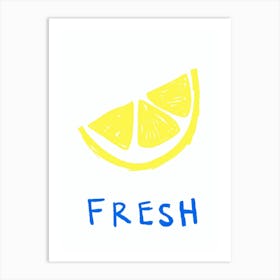 Lemon Fresh Wall Art Print Art Print