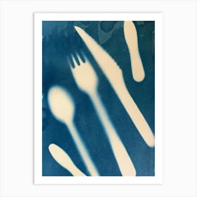 Forks And Knives Art Print