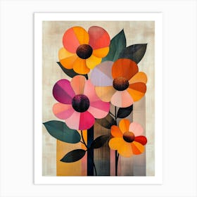 Colorful Flowers 19 Art Print