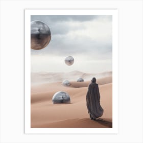 Desert Orbs Art Print