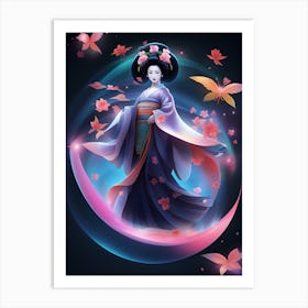 Geisha 4 Art Print