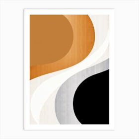 Ivory Essence Of Bauhaus Art Print