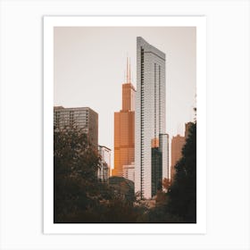 Chicago Cityscape Art Print