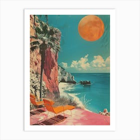 'The Beach' 3 Art Print