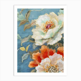 Chinese Floral Painting 5 Art Print