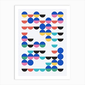 Color Circles 1 Art Print
