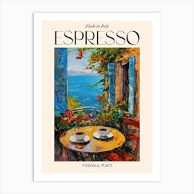Verona Espresso Made In Italy 4 Poster Art Print